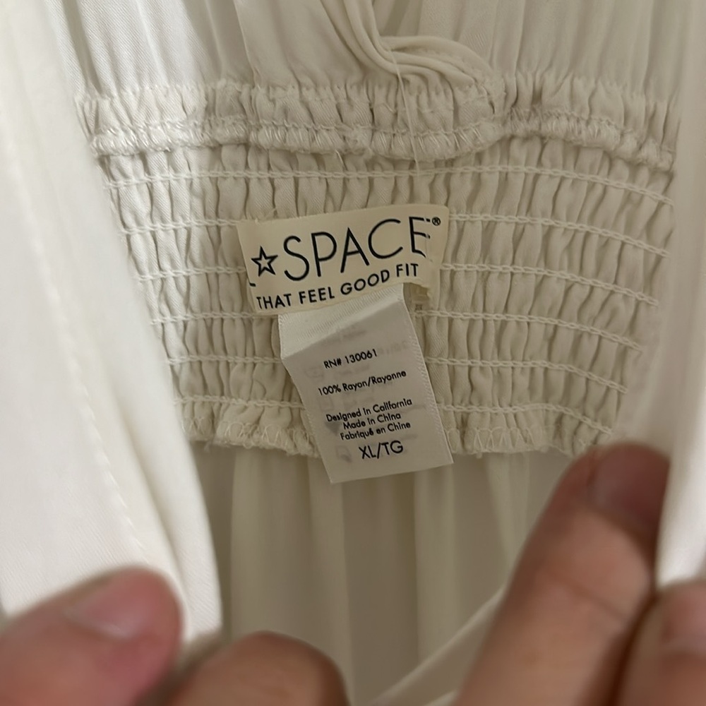 XL⭐️NWT L*Space Cream Sungazer Maxi Waist stretch 21” Comfortably - Picture 9 of 12